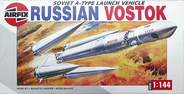 Russian Vostok/Soviet A-Type Launch Vehicle - Airfix Box Art