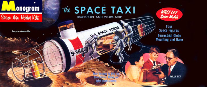 Willy Ley Space Taxi - Original Monogram Box Art