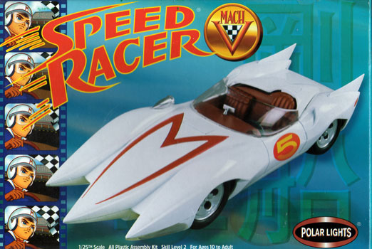 Speed Racer Mach V - Polar Lights Box Art