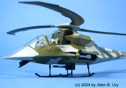 Stingbat LHX Stealth Helicopter - Testors - 5