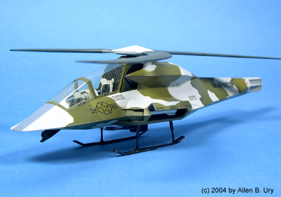 Stingbat LHX Stealth Helicopter - Testors - 1