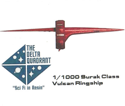 Surak-Class Vulcan Ringship - The Delta Quadrant - Box Art