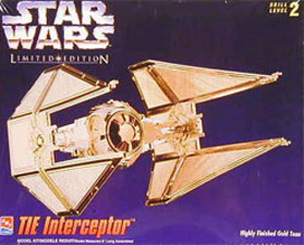 TIE Interceptor - MPC - Gold Edition Box Art