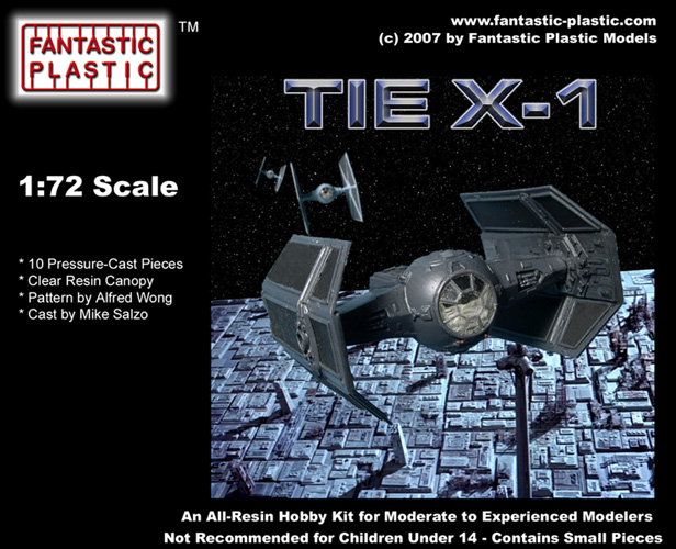 TIE X-1 - Box Art