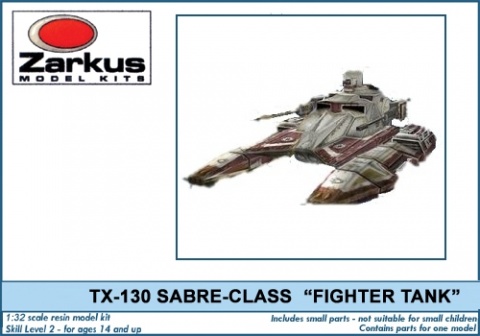 TX-130 Sabre-Class Fighter Tank - Zarkus Box Art
