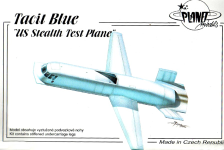 Northrop Tacit Blue - Planet Models - Box Art