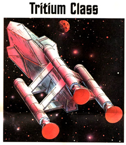 Tritium-Class Starship by Rick Sternbach