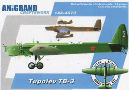 Tupolev TB-3 Anigrand Box Art