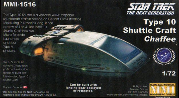 Type 10 Shuttlecraft Chaffee - MMI Box Art