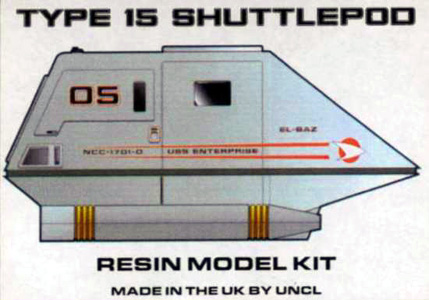 Type 15 Shuttlepod - UNCL - Box Art
