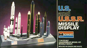 Monogram U.S. and U.S.S.R. Missiles - Original Box Art
