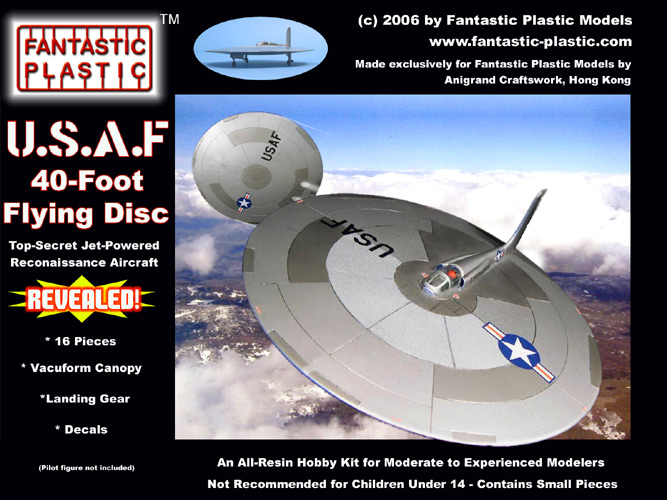 USAF 40-Foot Flying Disc - Box Art