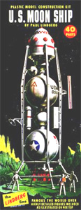 Lindberg U.S. Moon Ship - Original Box Art