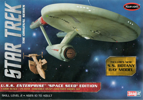 U.S.S. Enterprise - Space Seed Edition - Polar Lights Box Art