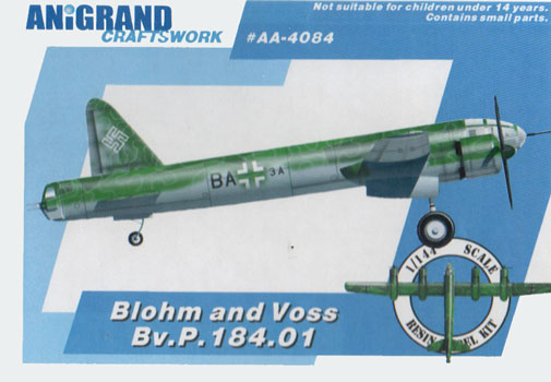 Blohm & Voss BV.P.184.01 - Anigrand Box Art