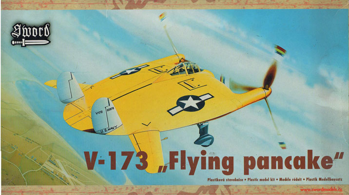 Chance-Vought V-173 Flying Pancake - Sword Box Art