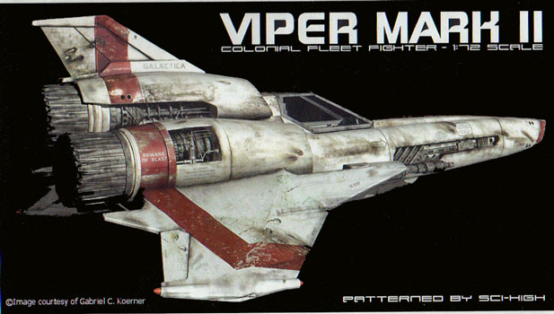 Colonial Viper MK II - Sci-High Box Art