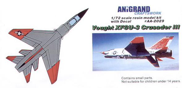 Vought XF8U-3 Crusader III - Anigrand Box Art