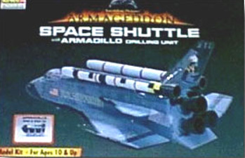 X-71 Space Shuttle & Armadillo - Revell/Monogram - Box Art