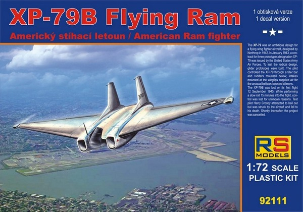 Northrop XP-78B Flying Ram - RS Models Box Art
