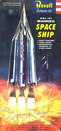 XSL-01 Moon Rocket by Revell - Box Art
