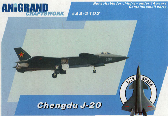 Chengdu J-20 Stealth Fighter - Anigrand Box Art