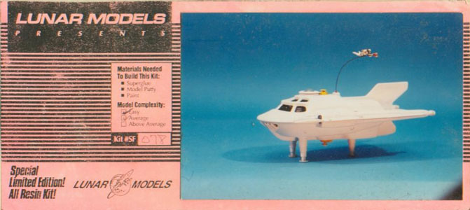 Lunar Models - Fantastic Voyage Proteus - Model Kit Box Art