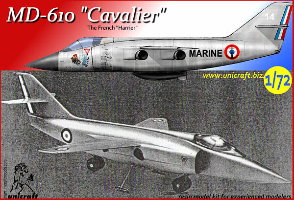 Dassault MD-60 "Cavalier" Unciraft Box Art