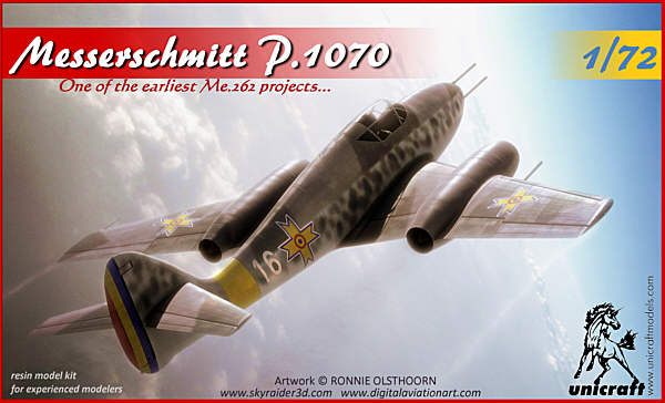 Messerschmitt P.1070 - Unicraft Box Art