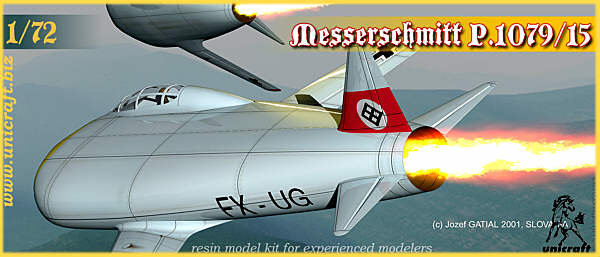 Messerschmitt P.1079/15 - Unicraft Box Art