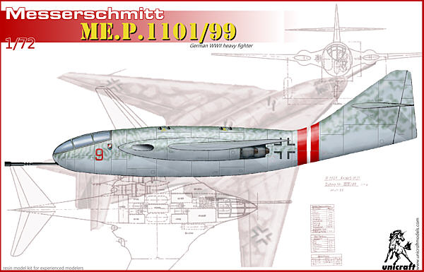 Messerschmitt Me.P.1101/99 - Box Art