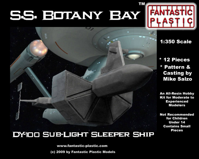 Space Seed" 1/350 Resin Kit Botany Bay from "Star Trek