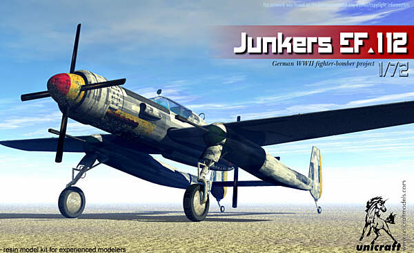 Junkers EF 043 Atombomberprojekt 1945     1/72 Bird Models Bausatz resin kit 