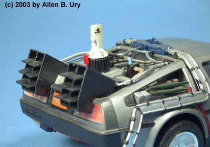 delorean plastic model kit