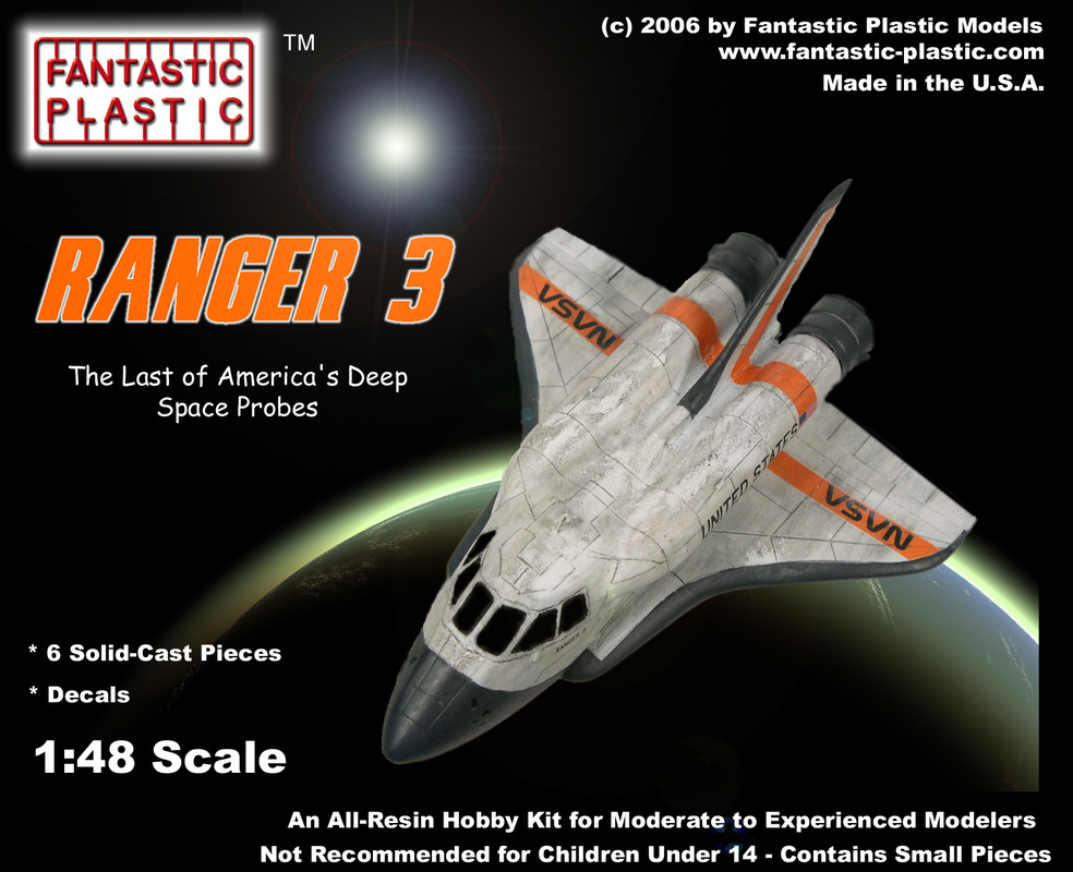Buck Rogers Ranger 3 Model Kit - Fantastic Plastic Models