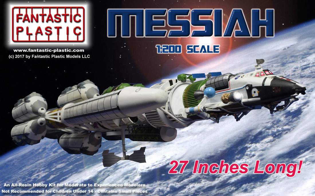 Deep Impact Messiah 1:200 Resin Model Kit by Fantastic Plastic Pre-Order -  Fantastic Plastic Models