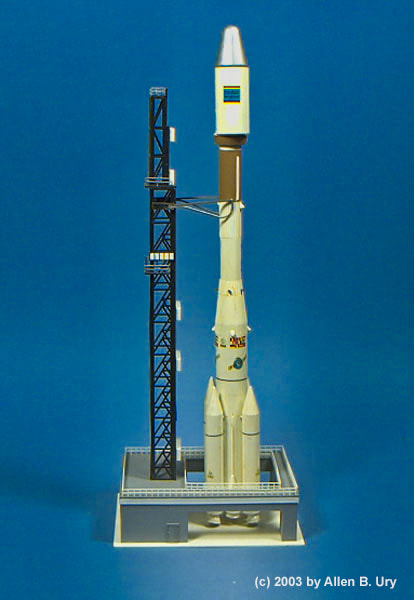 1/144 ESA Ariane 42P 44P resin unbuilt scale model rocket kit 
