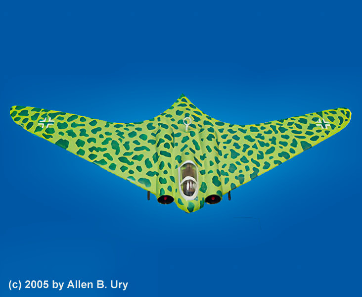 Horten Ho.229 V.7 Luft' 46 Jet Fighter by PM Model - Fantastic Plastic  Models