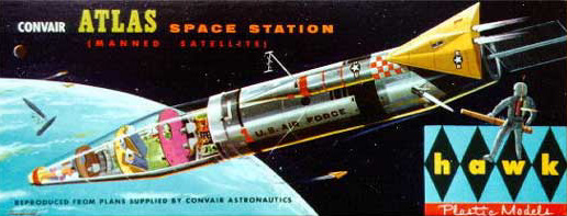 Convair Atlas Space Station Box Art