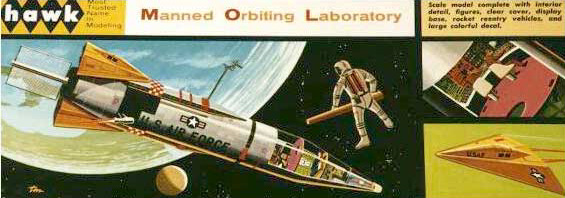 Hawk Manned Orbiting Laboratory MOL Box Art