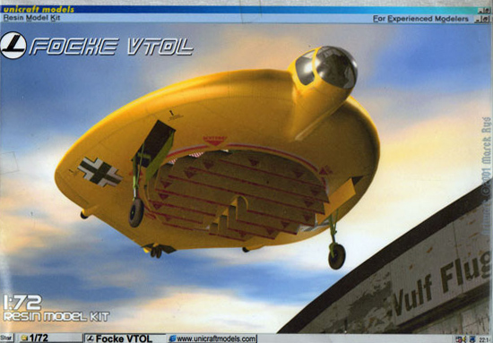 Focke VTOL - Unicraft Box Art