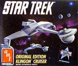 Klingon Battle Cruiser in Collectors Tin AMT 699 Plastic Model Kit NIB 