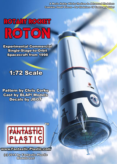 Rotary Rocket Roton - Fantastic Plastic - Box Art