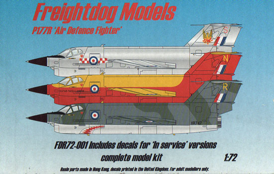 Sanders Roe P177R Air Defence Fighter Box Art