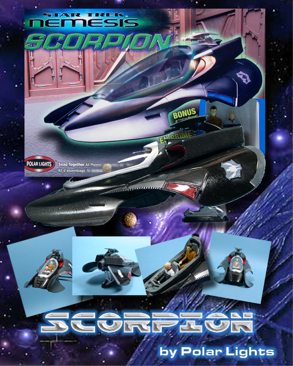 Romulan Scorpion Fighter - Polar Lights - Poster
