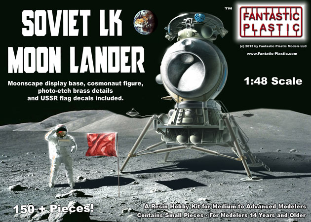 Soviet LK Lander - Fantastic Plastic Box Art
