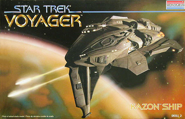 Star Trek Voyager Kazon Ship Model Factory Sealed Monogram 1995 