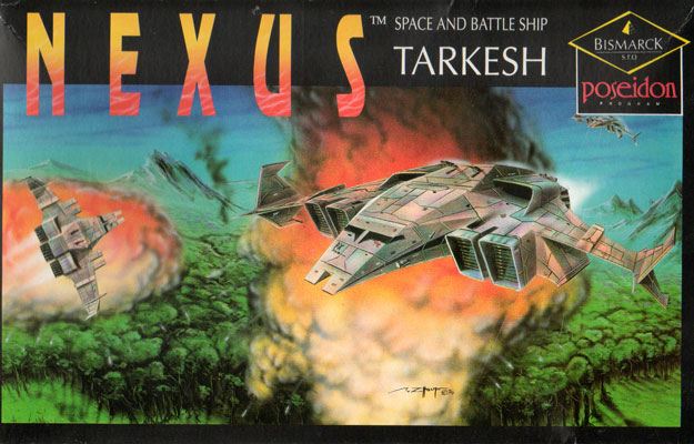 Space Battleship Tarkesh - Poseidon Box Art