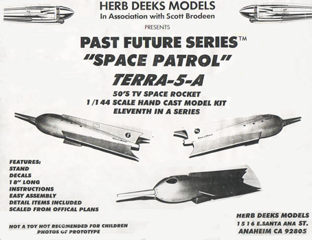 Space Patrol Terra 5 - Herb Deeks Box Art