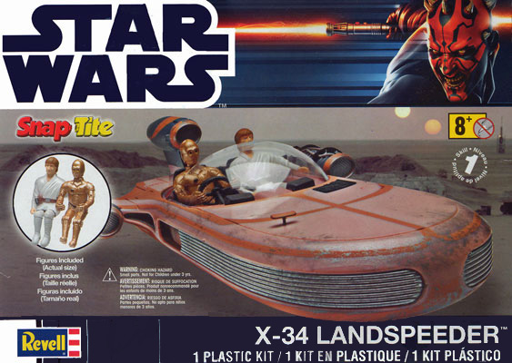 X-34 Landspeeder - Revell Box Art